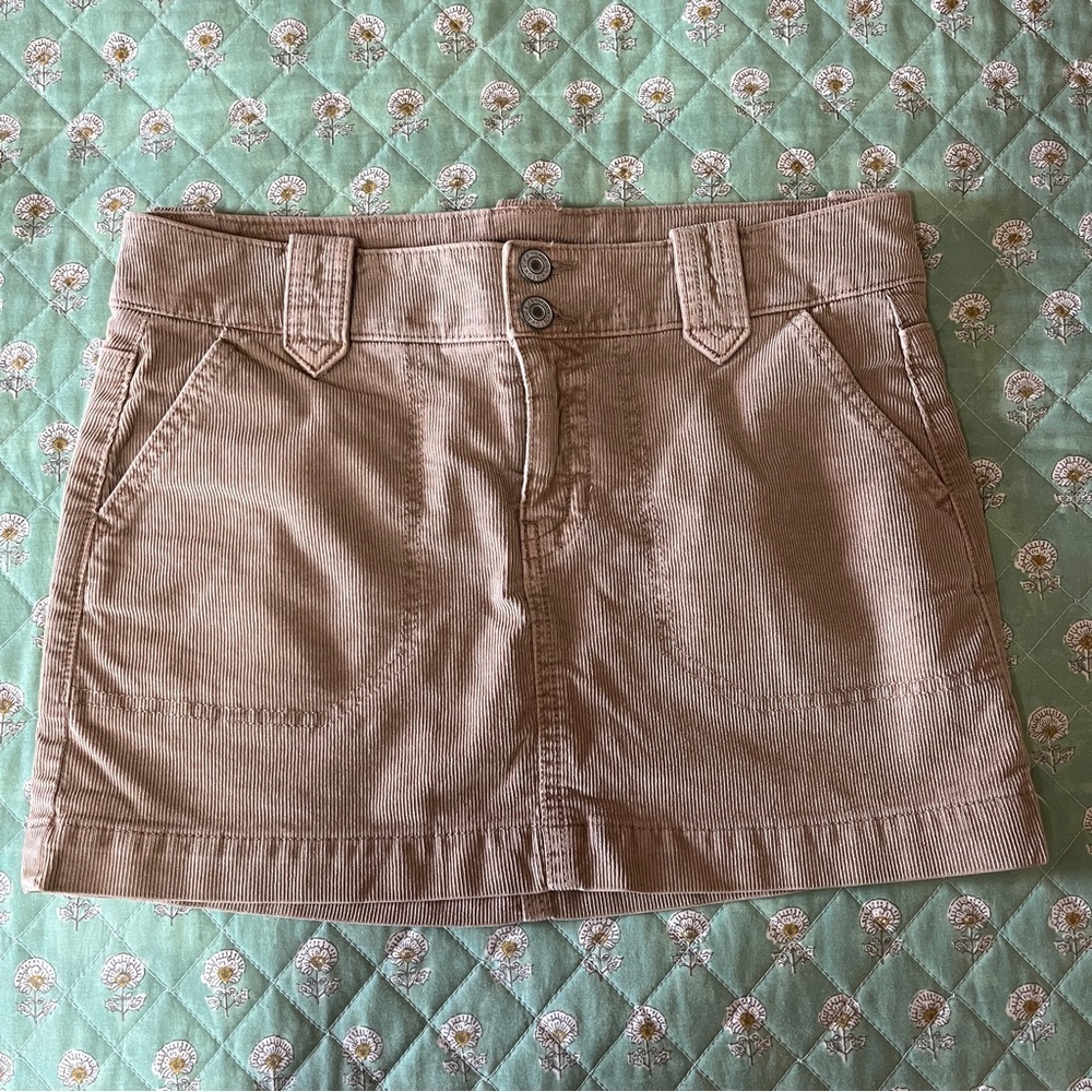 Low Rise Mini Skirt